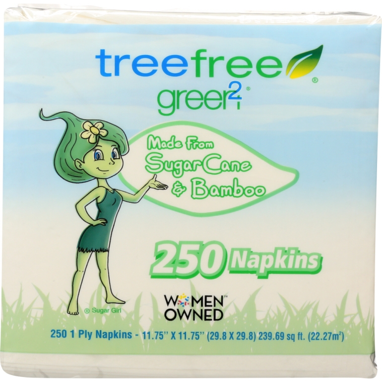 Tree Free Paper Napkins, 250 pc