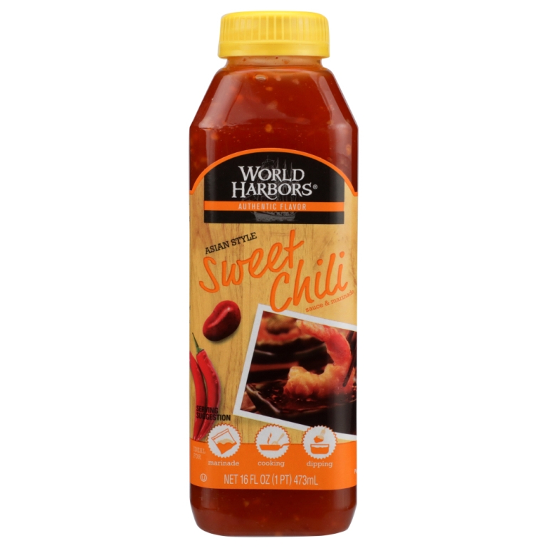 Sauce Asian Style Sweet Chilli Medium Heat, 16 oz