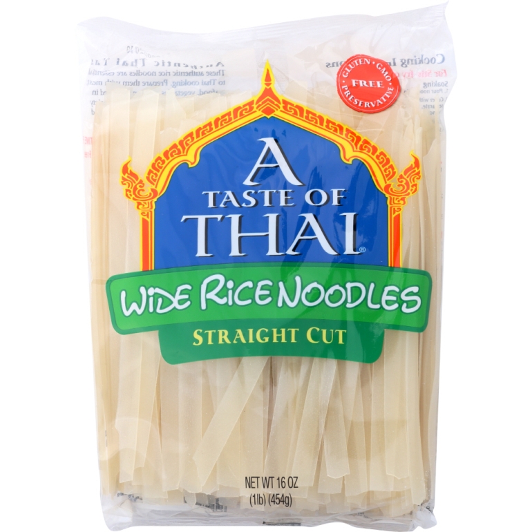 Wide Rice Noodles Gluten Free, 16 oz