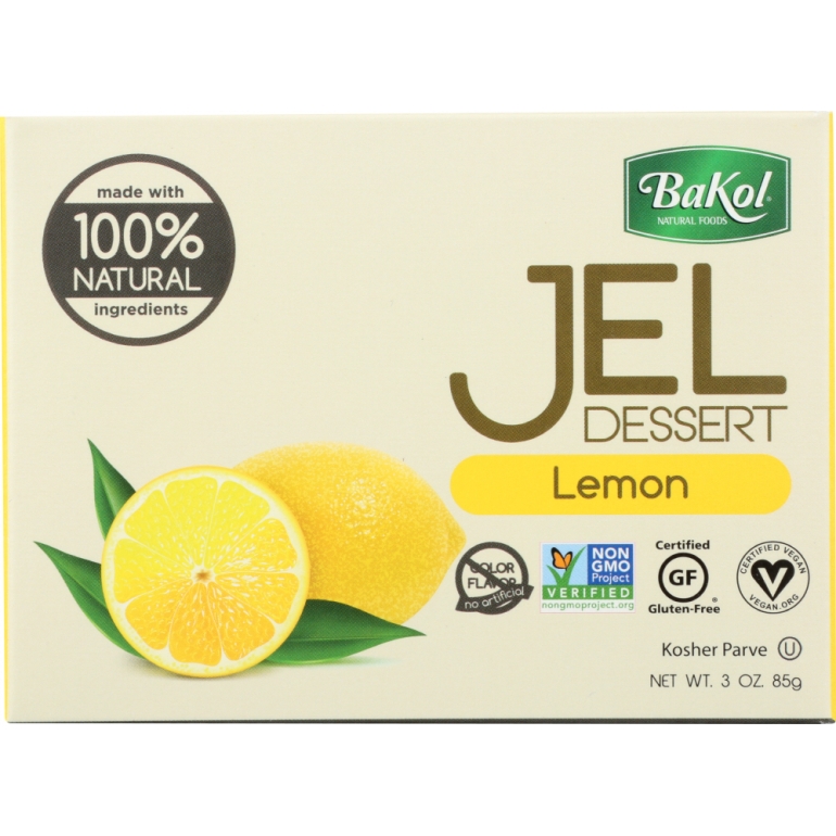 Jel Dessert Lemon All Natural, 3 oz