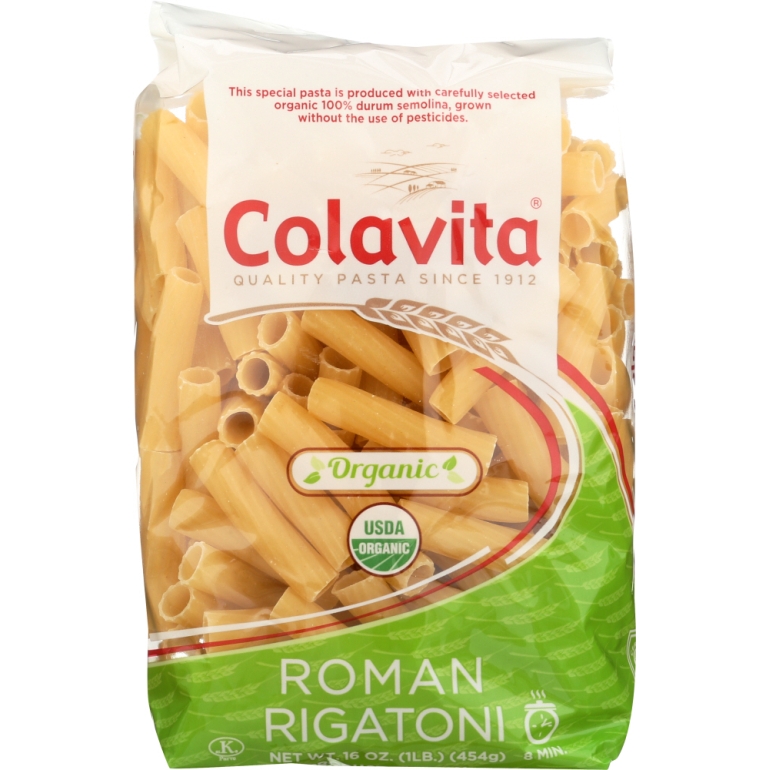 Pasta Roman Rigatoni Organic, 16 oz