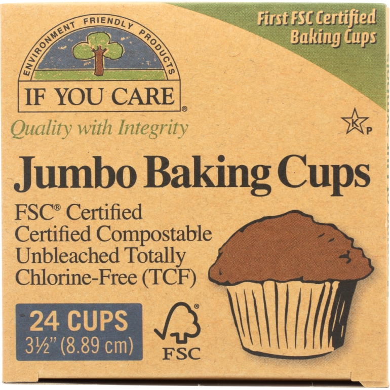 Jumbo Baking Cups, 24 pc