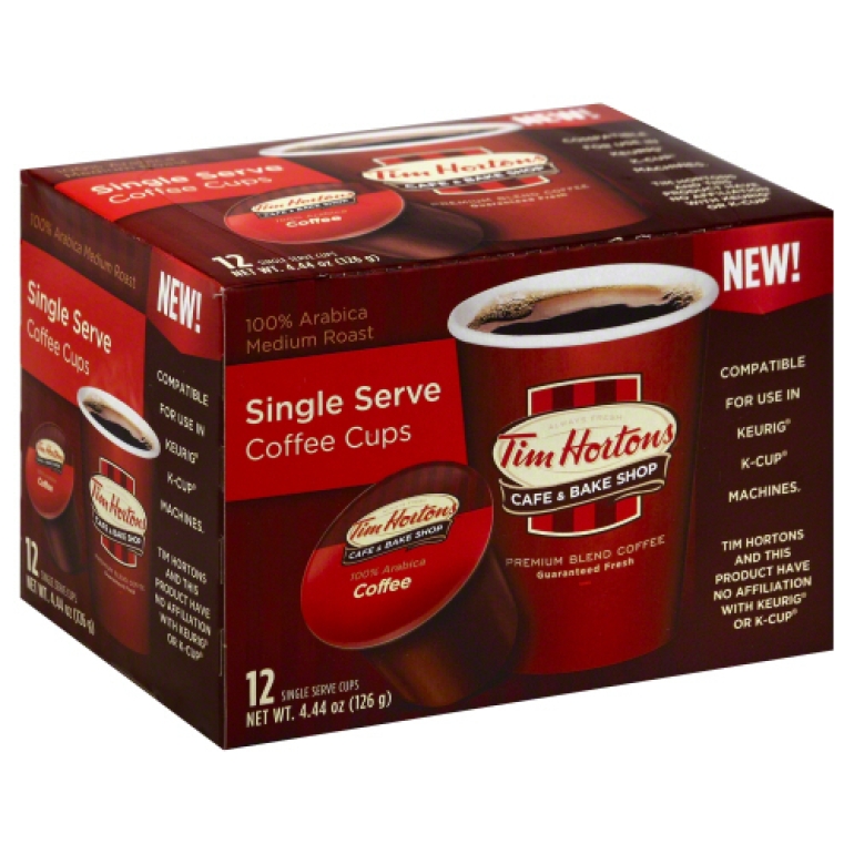 Coffee Single Serve 100% Arabica, 4.44 oz