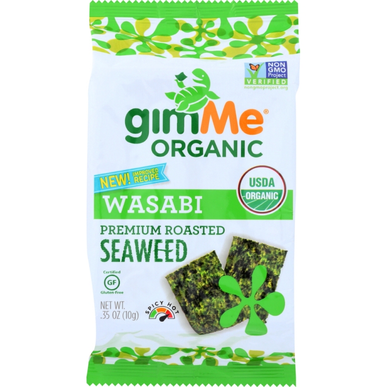 Roasted Seaweed Snacks Wasabi, 0.35 oz