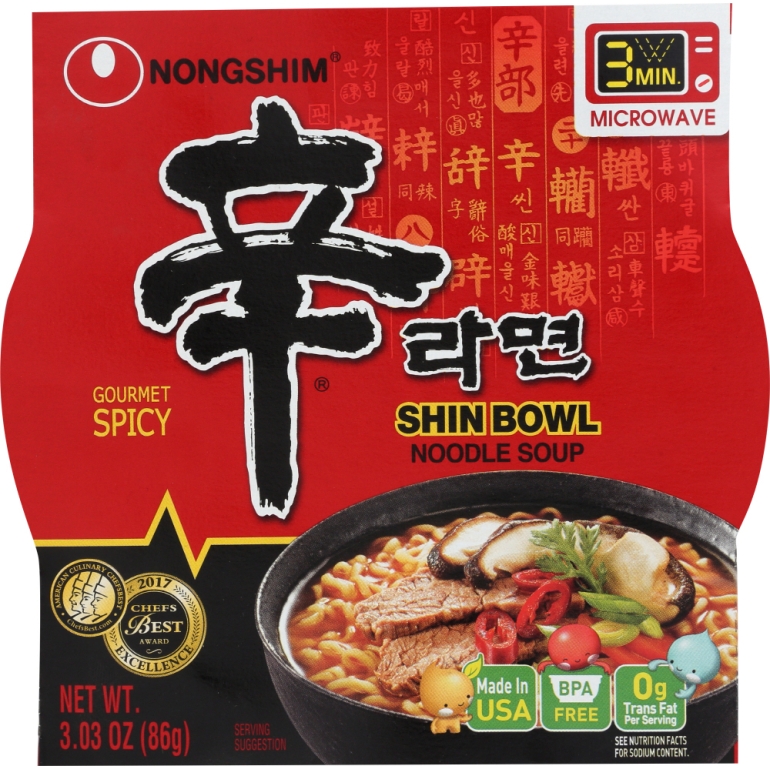 Soup Bowl Noodle Shin Gourmet, 3.3 oz