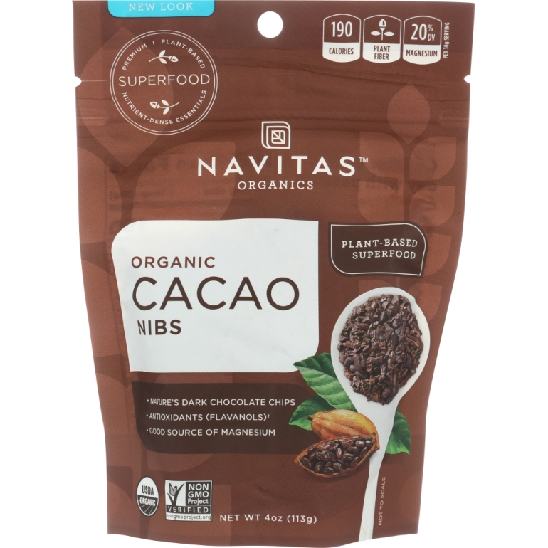 Cacao Nibs Organic, 4 oz