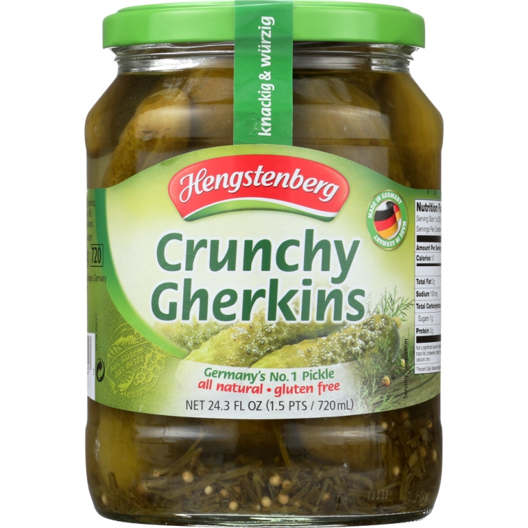 Pickle Knax Crunchy Gherkins, 24.3 oz