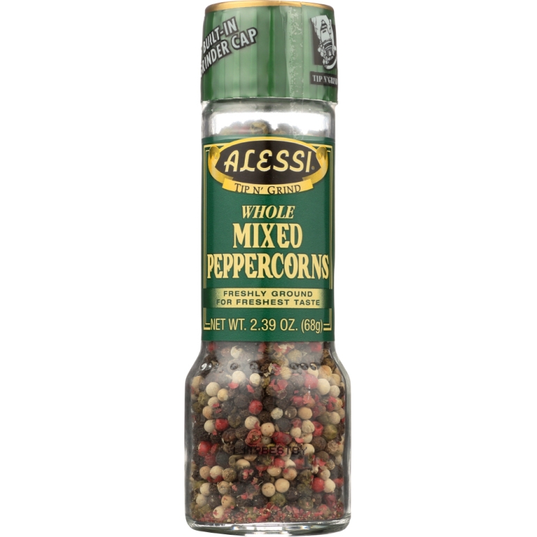 Whole Mixed Peppercorns Grinder, 2.39 oz
