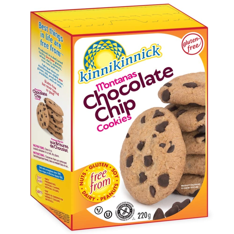 Montanas Chocolate Chip Cookies Gluten Free, 8 oz