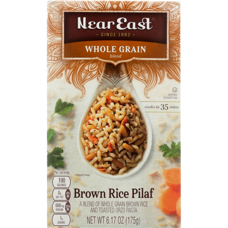 Rice Mix Whole Grain Pilaf Brown, 6.17 oz