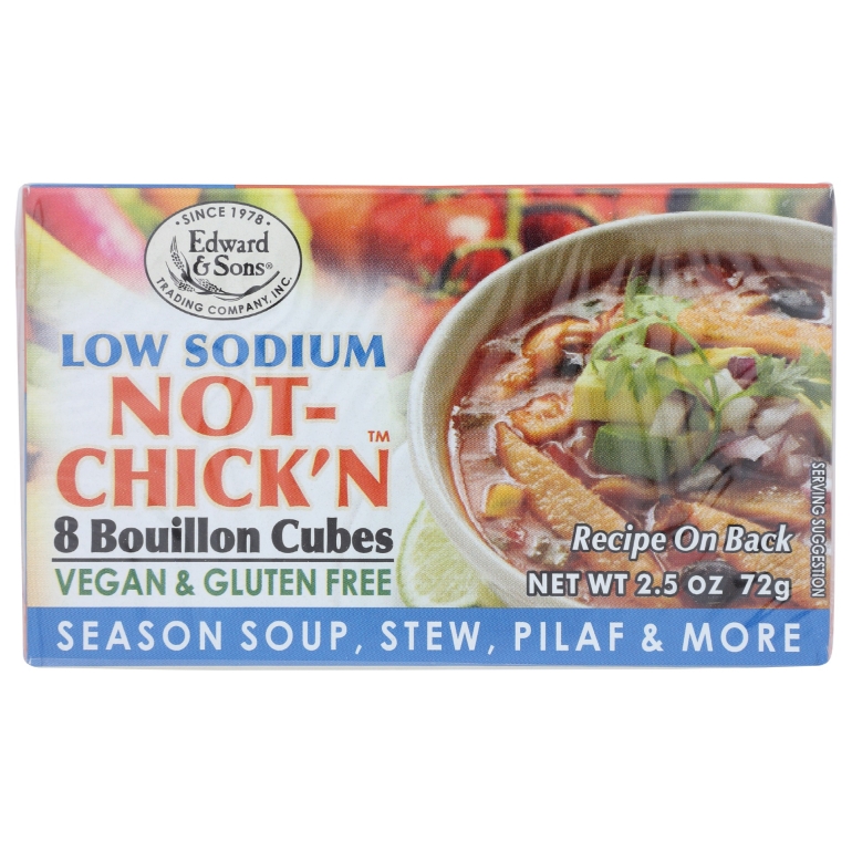 Low Sodium Not Chickn Bouillon Cubes, 2.5 oz