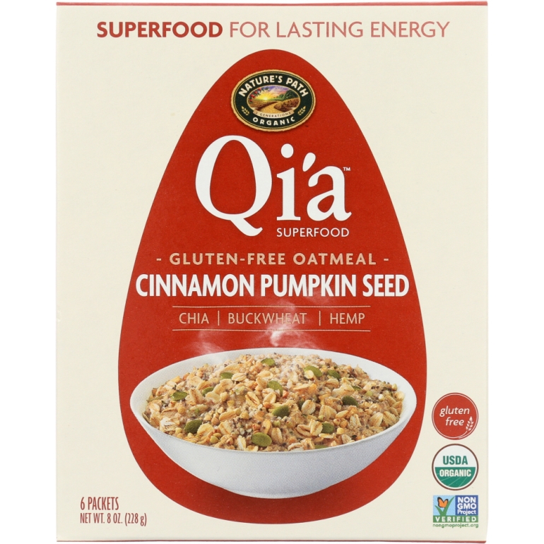 Cinnamon Pumpkin Seeds Oatmeal, 8 oz
