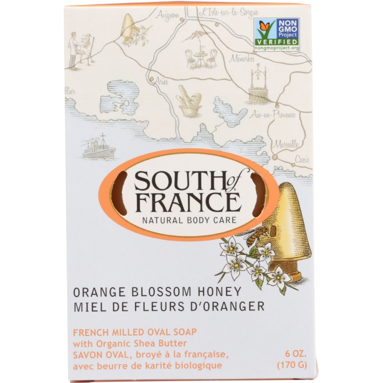 Soap Bar Orange Blossom Honey, 6 oz