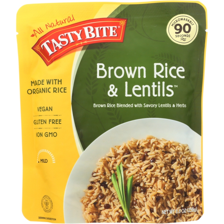 Brown Rice & Lentils, 8.8 oz