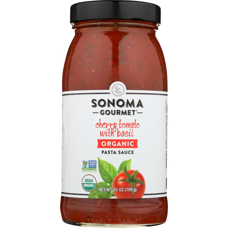 Sauce Pasta Cherry Tomato Basil, 25 oz