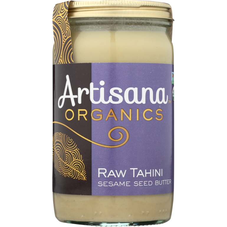 Raw Organic Tahini Sesame Seed Butter, 14 oz