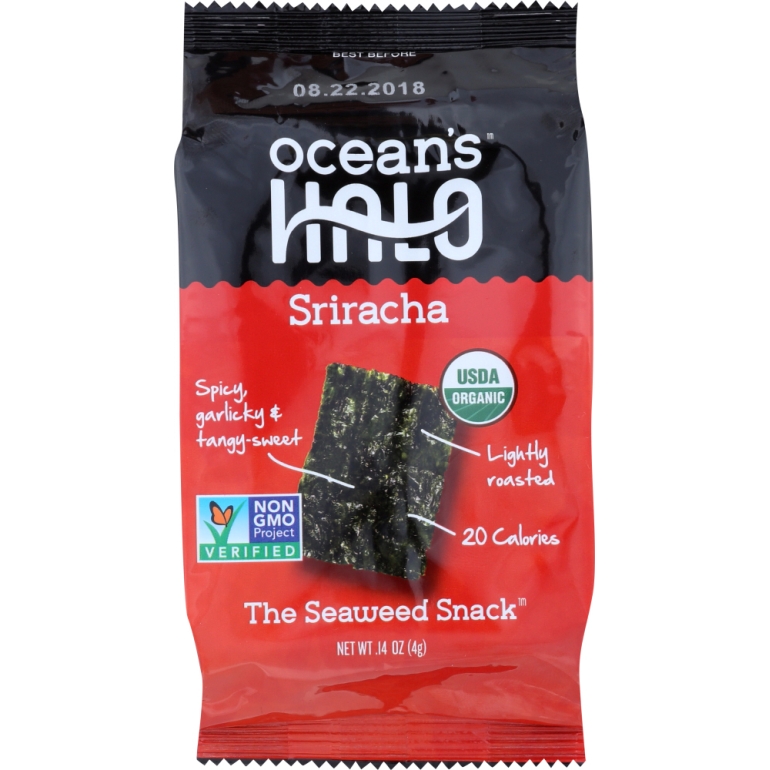 Seaweed Snack Pack Sriracha, 0.14 oz
