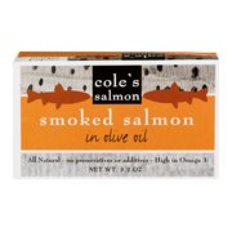 Salmon Smoked In Olive Oil, 3.2 oz