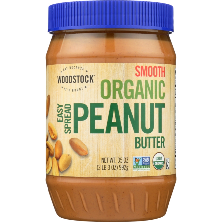 Organic Smooth Easy Spread Peanut Butter, 35 oz