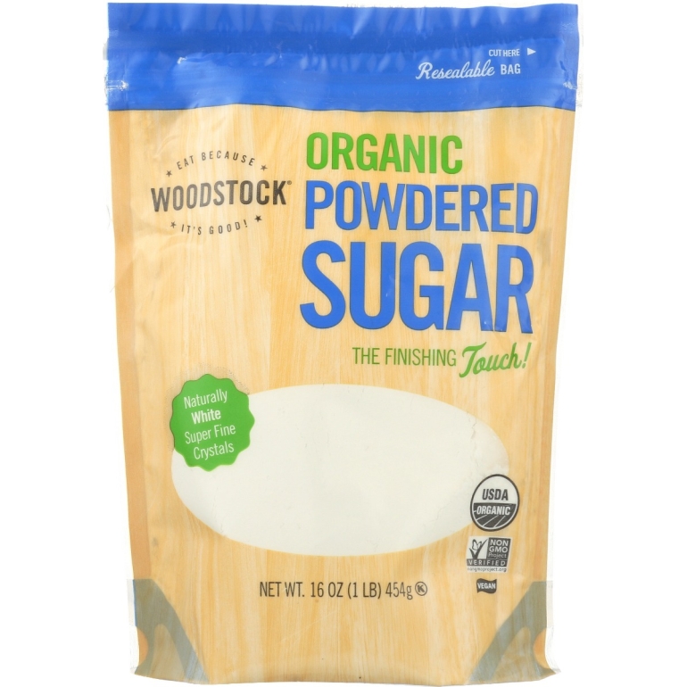 Sugar Powdered Organic, 16 oz