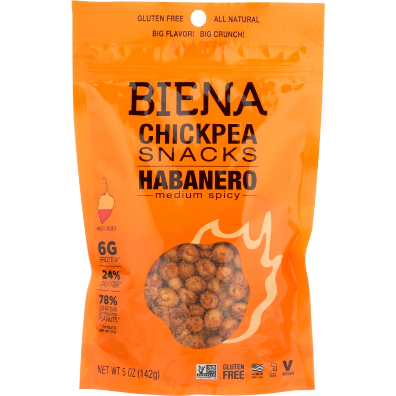 Chickpea Snacks Habanero, 5 oz