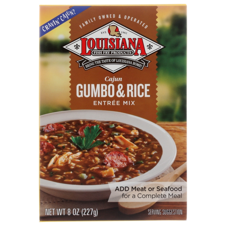 Mix Cajun Gumbo with Rice, 8 oz