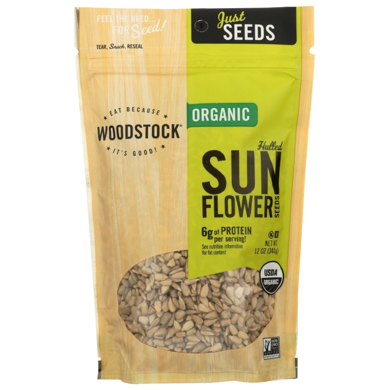 Seeds Sunflower Raw Shld, 12 oz