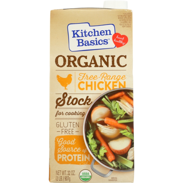 Broth Free Range Chicken Organic, 32 oz