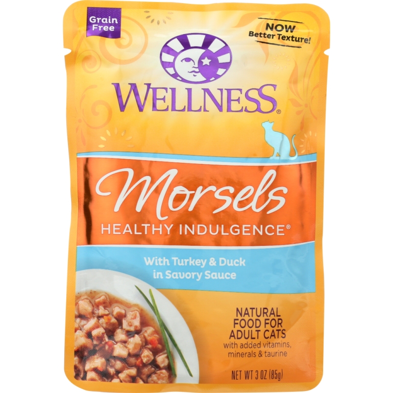 Morsels Healthy Indulgence Turkey and Duck Cat Food, 3 oz