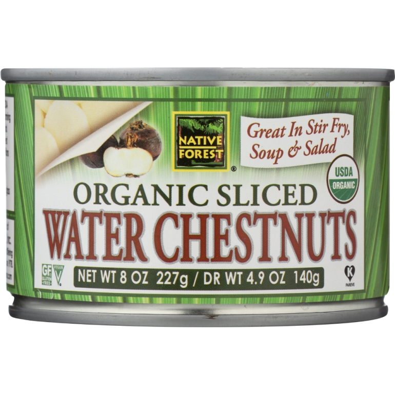 Organic Sliced Water Chestnuts, 8 oz