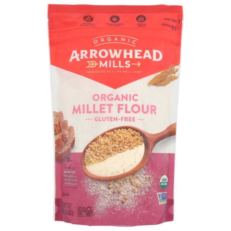 Organic Gluten Free Millet Flour, 23 oz