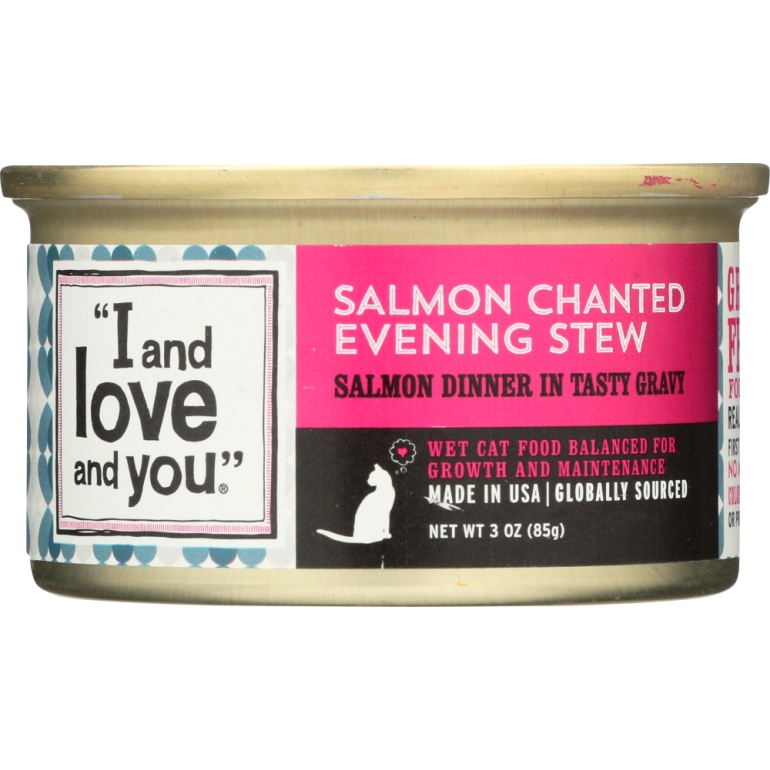 Salmon Chanted Evening Stew Wet Canned Cat Food, 3 oz