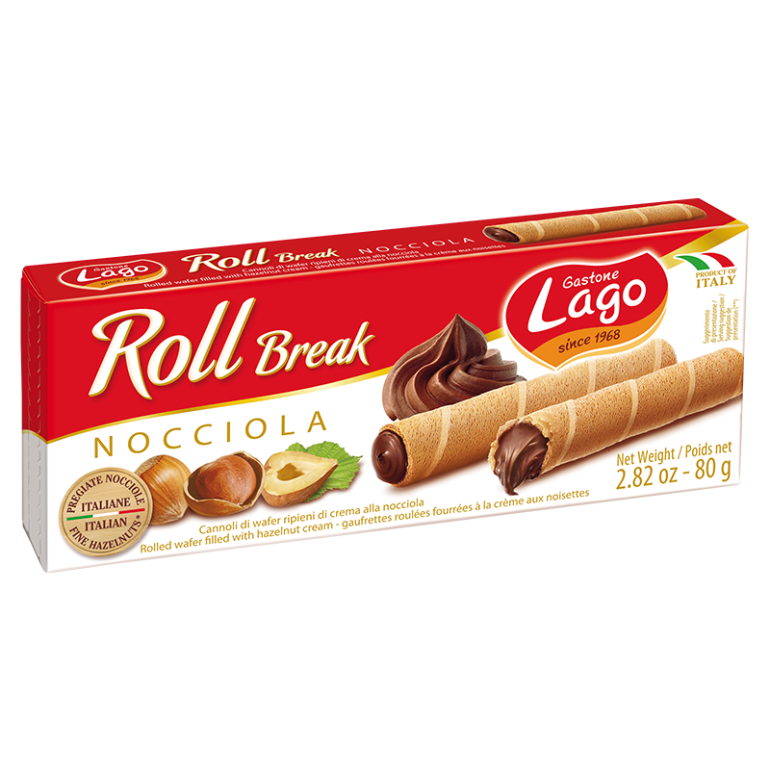 Hazelnut Cream Rolled Wafers, 2.82 oz