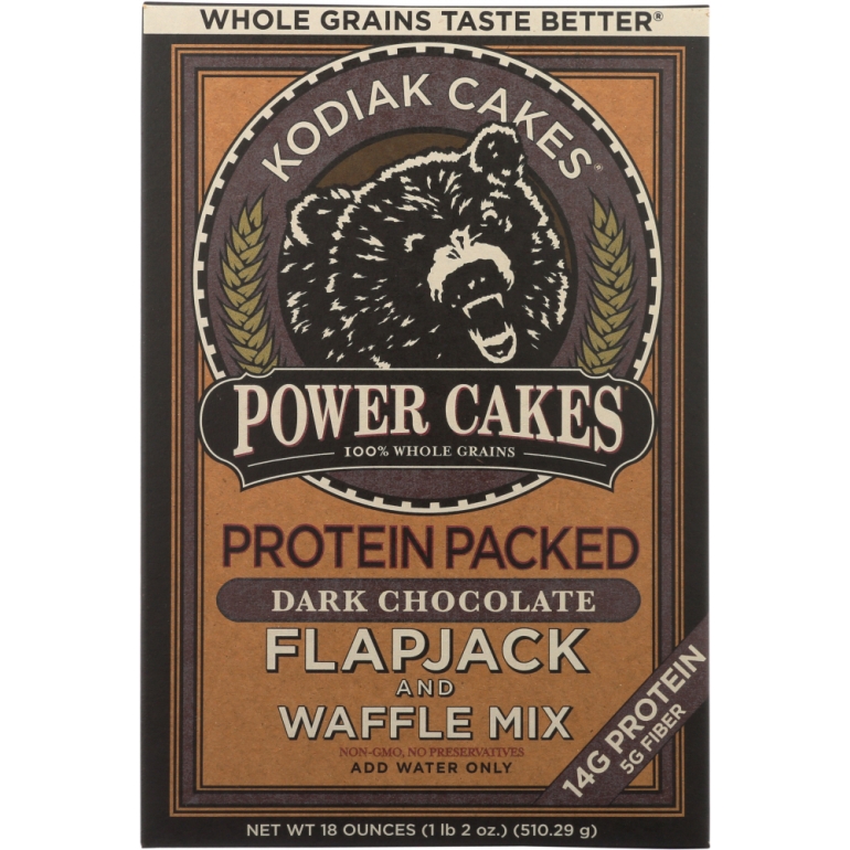 Mix Power Cakes Dark Chocolate Flapjack, 18 oz