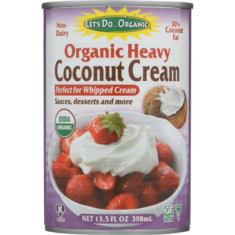Organic Heavy Coconut Cream 30% Coconut Fat, 13.5 oz