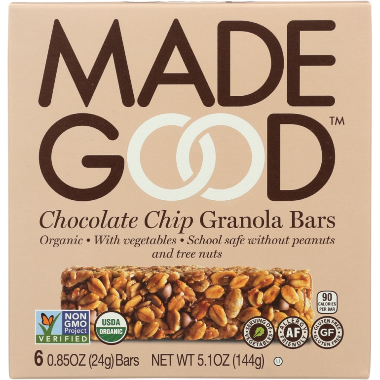 Chocolate Chip Granola Bar, 5.10 oz