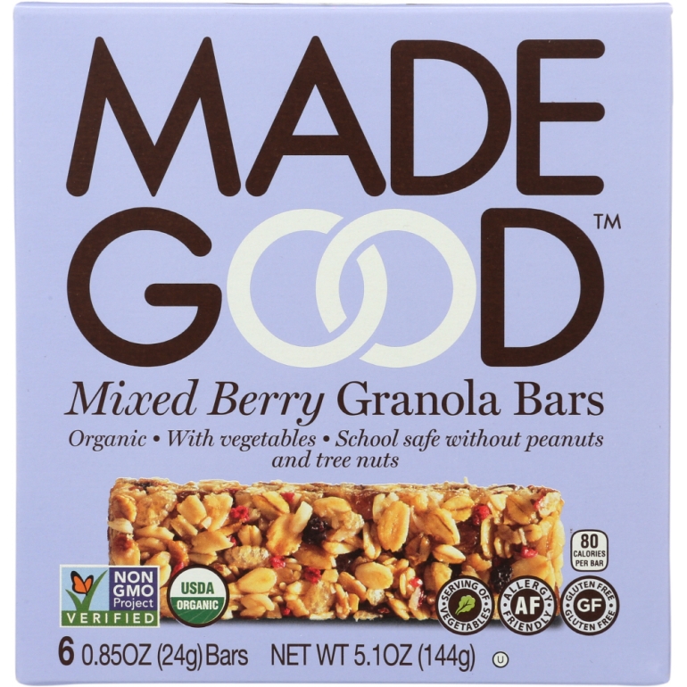Mixed Berry Granola Bar, 5.10 oz
