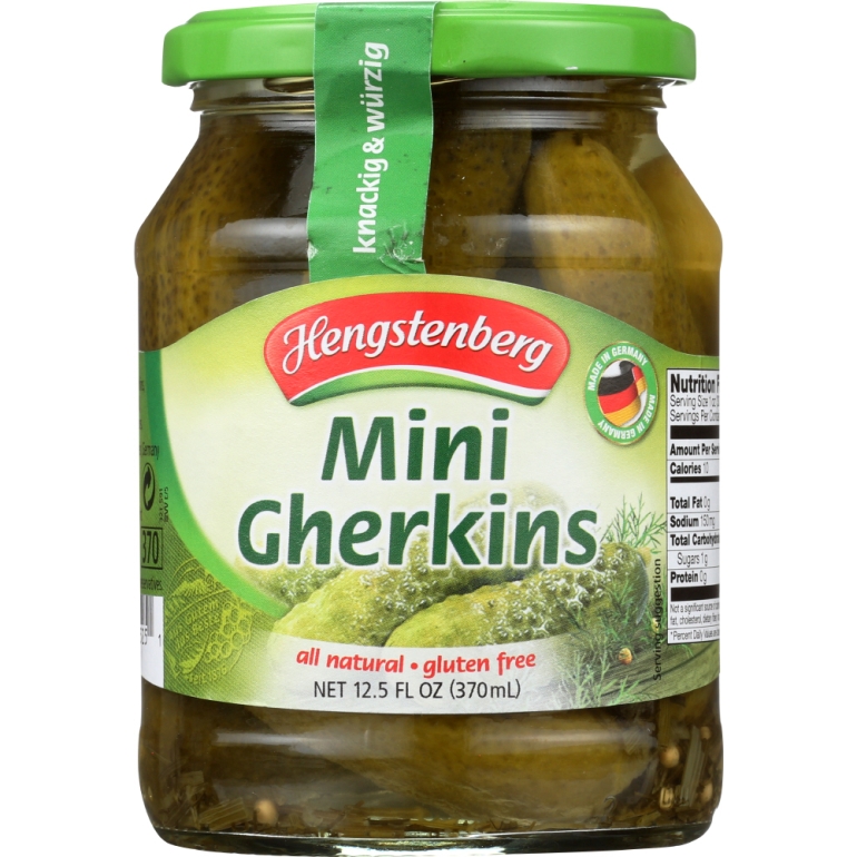 Pickle Knax Mini Crunchy Gherkins, 12.5 oz