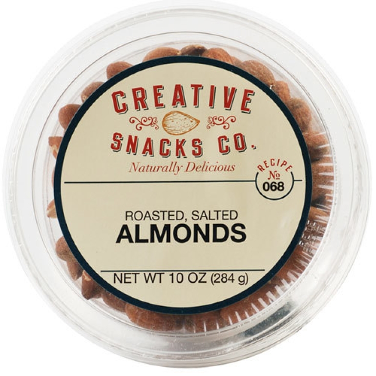 Roasted Salted Almonds Cup, 10 oz