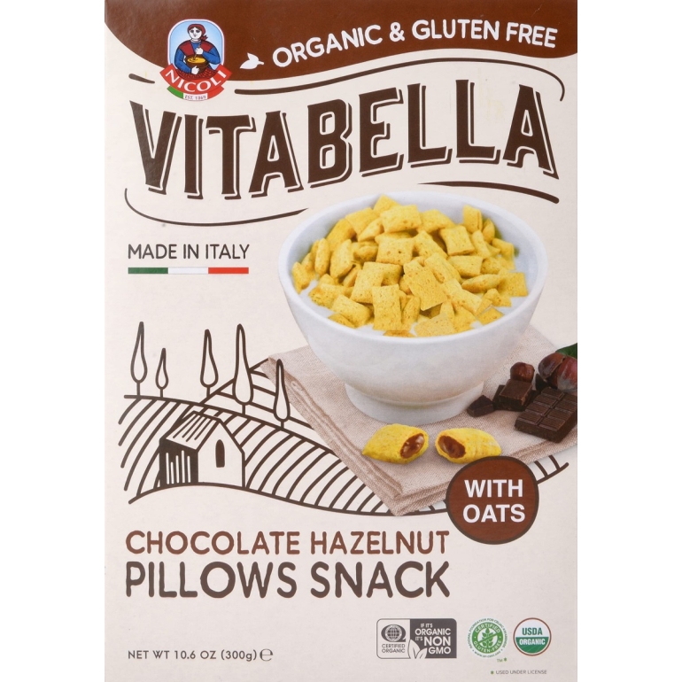 Organic Chocolate Hazelnut Cereal Pillows, 10.6 oz