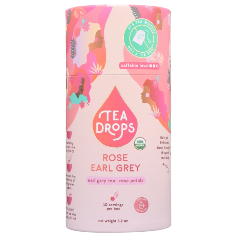 Tea Drops Rose Earl Grey, 3.2 OZ