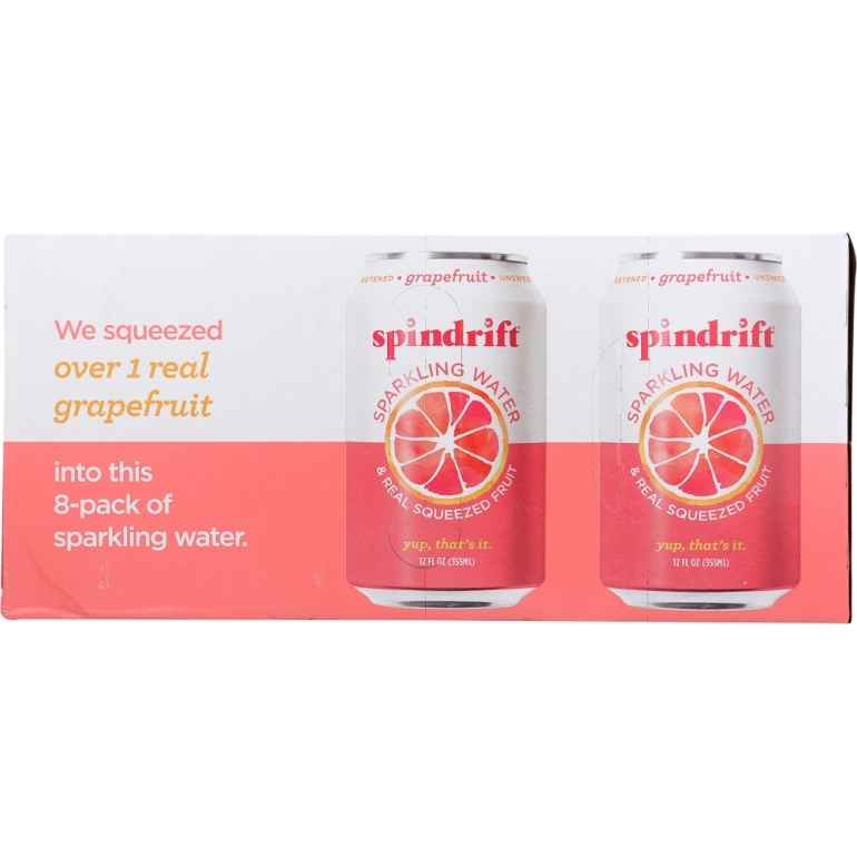 Grapefruit Sparkling Water 8 Pack, 96 fo