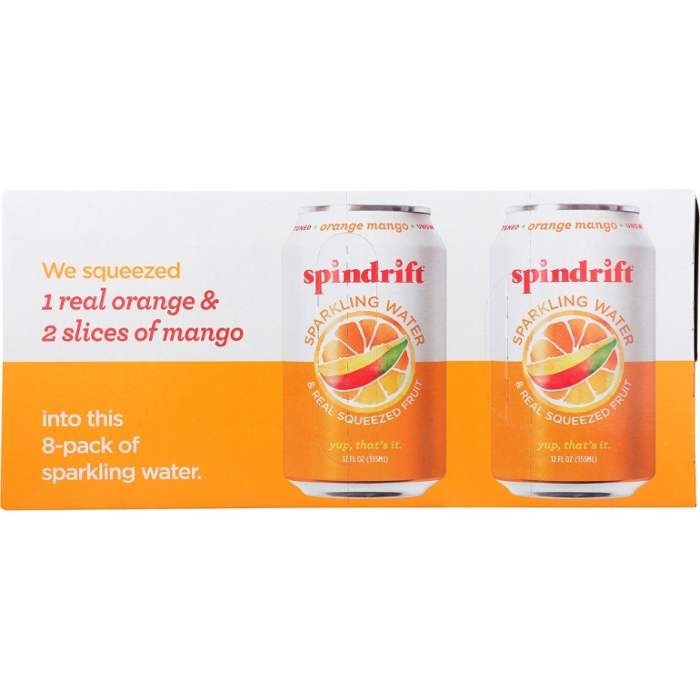 Orange Mango Sparkling Water 8 Pack, 96 fo