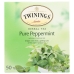 Pure Peppermint Herbal Tea, 50 bg
