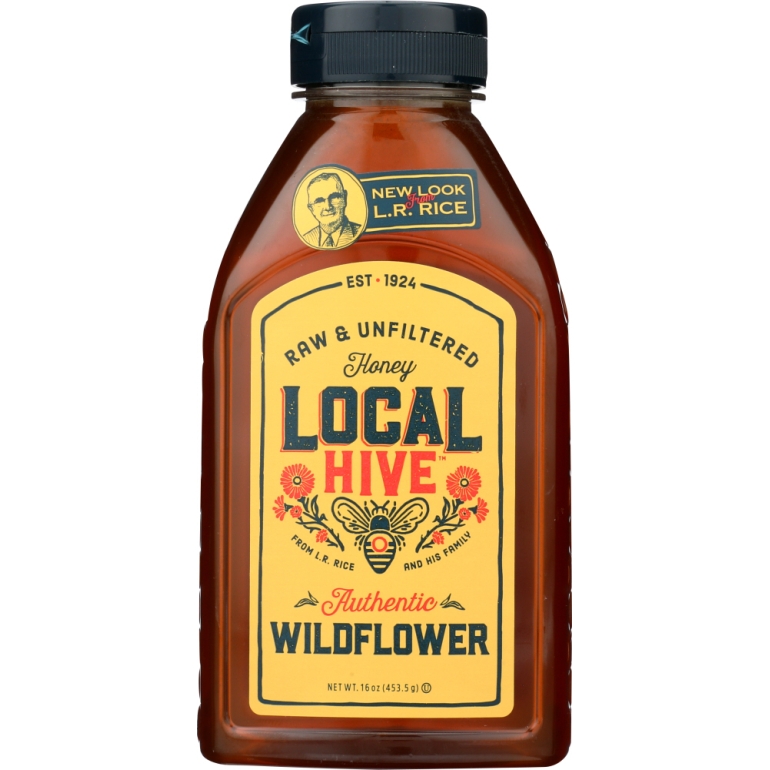 Raw & Unfiltered Wildflower Honey, 16 oz