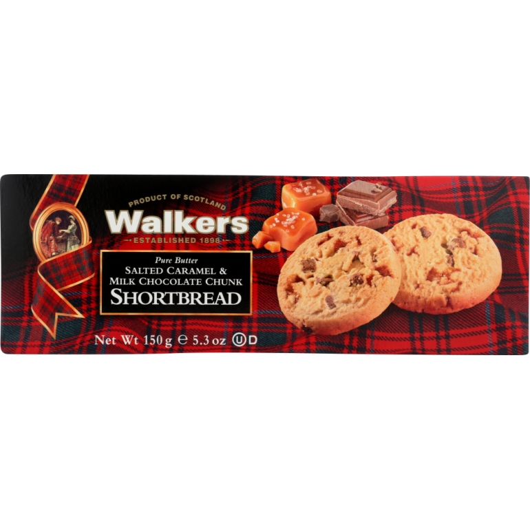 Salted Caramel & Milk Chocolate Chunk Shortbread, 5.3 oz