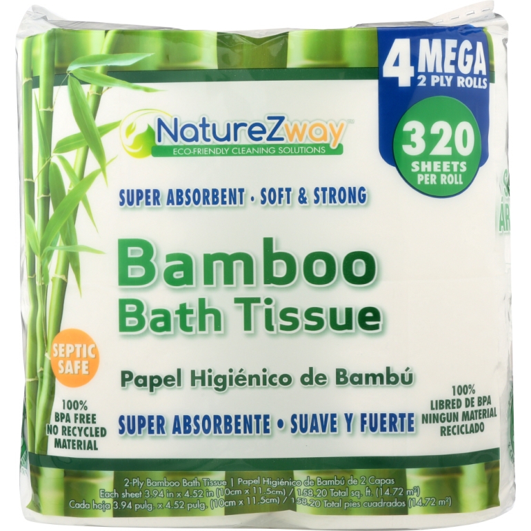 Tissue Bath Bamboo, 4 pk