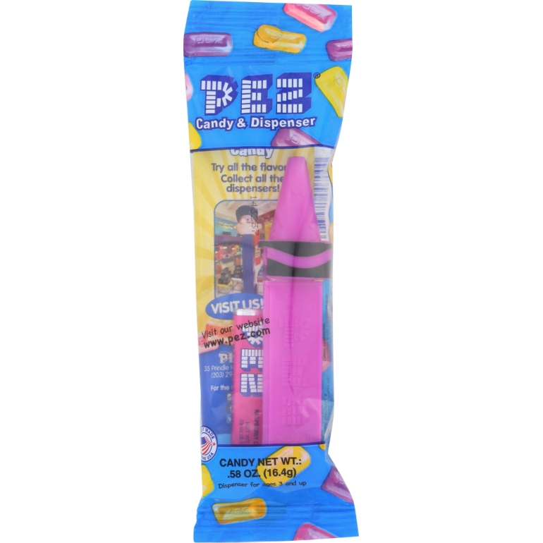 Pez Dispenser Crayola PLYBG, .58 oz