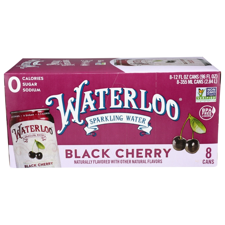 Water Sprk Blk Cherry 8Pk, 96 FO