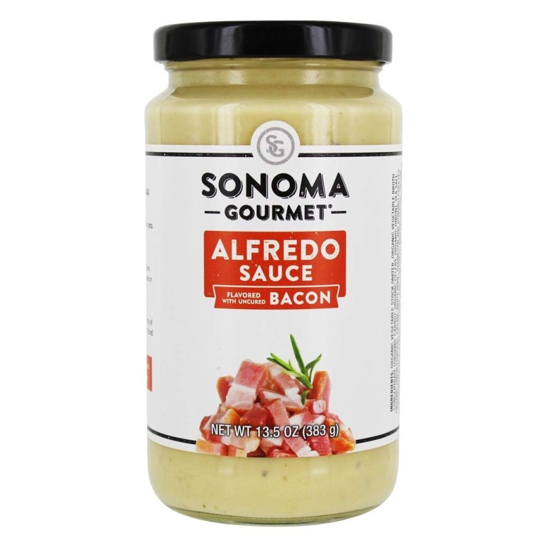 Alfredo Sauce With Uncured Bacon, 13.5 oz